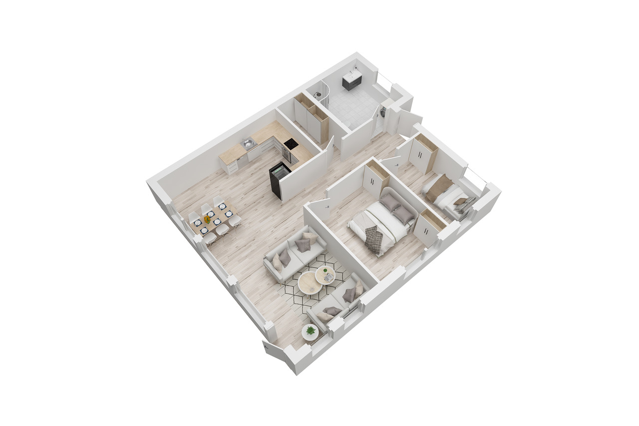 3D-visning leilighet 212